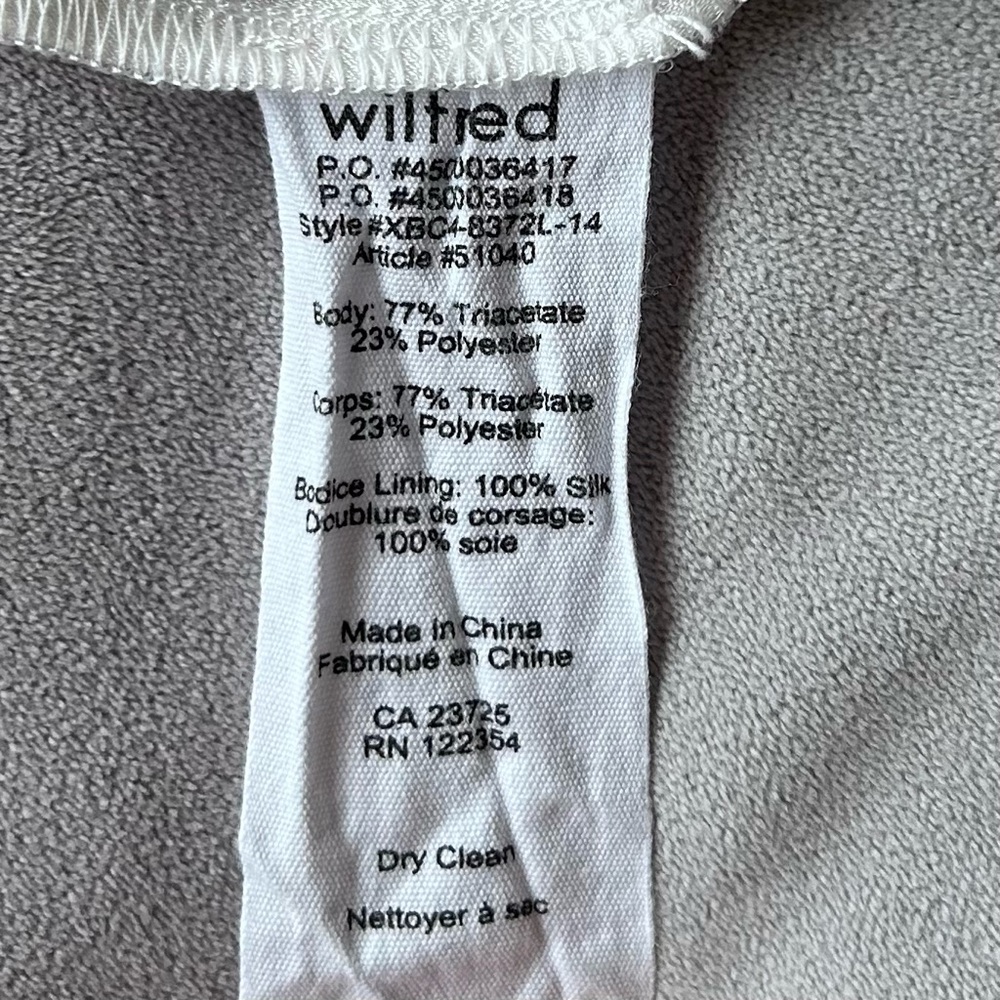 Aritzia ~ Wilfred ~ Cosimo ~ High Low Dress ~ Women’s Size 4 - Picture 10 of 11